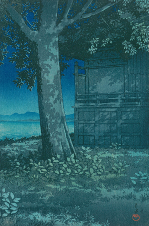 川瀬巴水 八郎潟の見本へのリンク