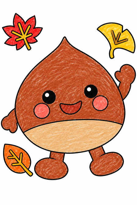 クリ坊主の塗り見本1